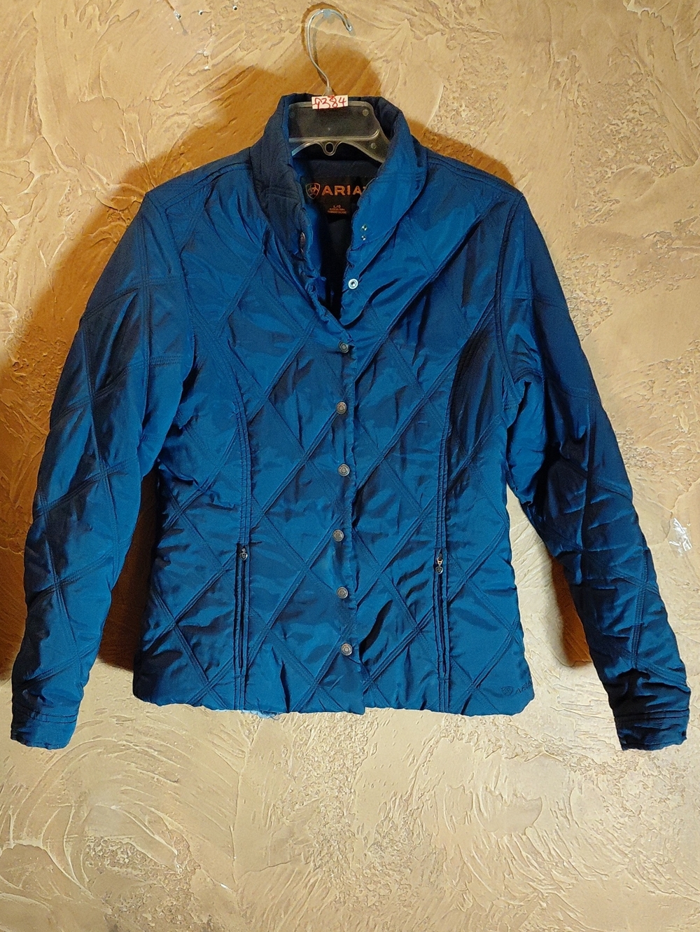 Ariat Women's Blue Quilted Snap-Front Jacket